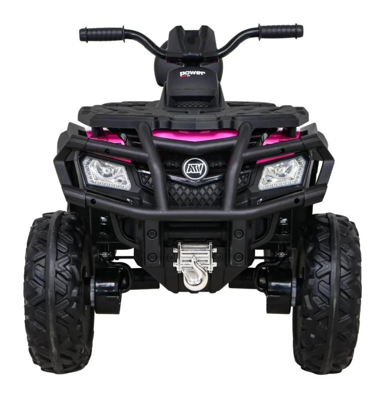 Quad Xt Speed ​​​​za Djecu Roza + 4x4 Pogon + Eva + Spori Start + Mp3 Radio + Led Quad Na Akumulator 3