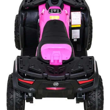Quad Xt Speed ​​​​za Djecu Roza + 4x4 Pogon + Eva + Spori Start + Mp3 Radio + Led Quad Na Akumulator 7