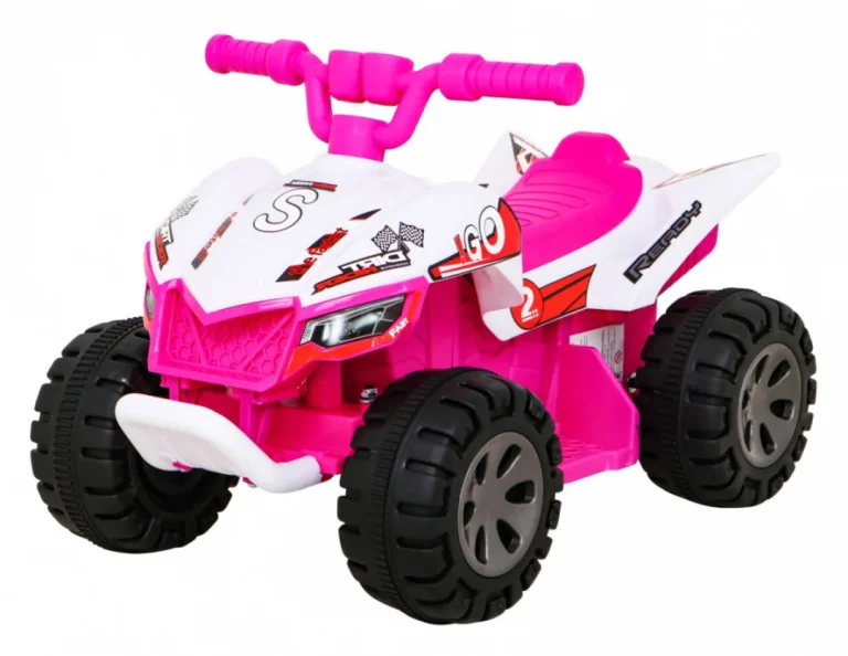 Quad Na Akumulator Za Djecu, Ružičasti 1