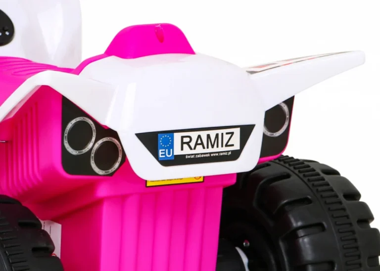 Quad Na Akumulator Za Djecu, Ružičasti 12