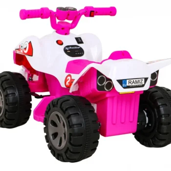Quad Na Akumulator Za Djecu, Ružičasti 5