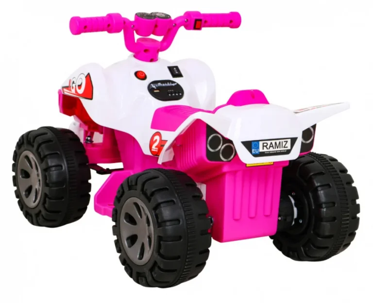 Quad Na Akumulator Za Djecu, Ružičasti 5