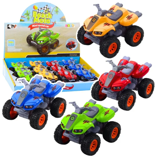 Quad S Gumenim Gumama, Metalna Karoserija, Pogon Na Trenje, Mix Boja 1