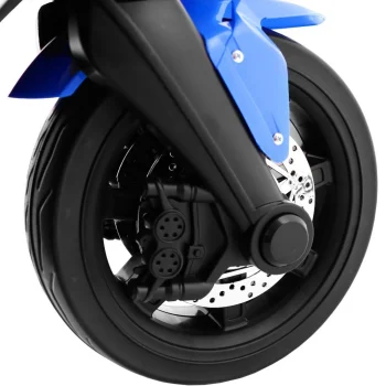 R1 Superbike Električni Motocikl Za Djecu Plavi + Pomoćni Kotači + Truba + Led Svjetla, Plava Motor Na Akumulator 10