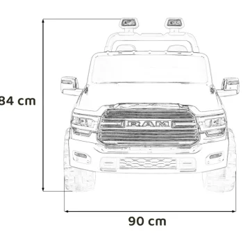 Ram 3500 Crveno Vozilo 2