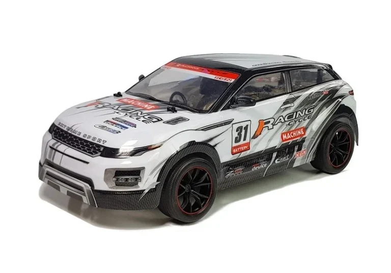 Rc 1:10 Bijeli Trkaći Sportski Reli Automobil 2