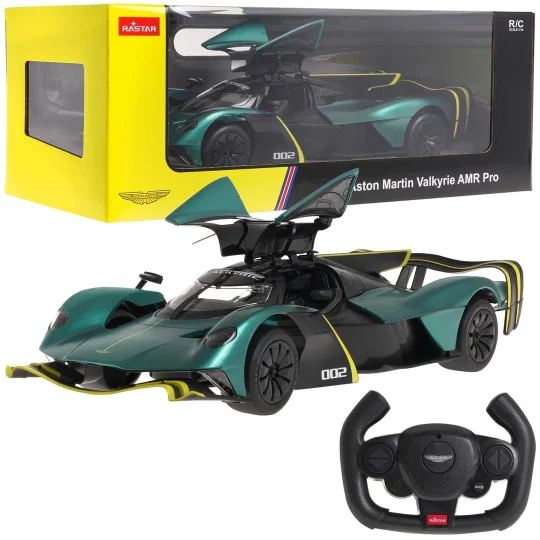 R/c 1:14 Aston Martin Valkyrie Amr Pro Tamnozeleni Rastar, Zelena 1