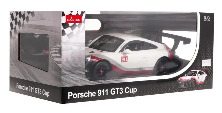 R/c 1:14 Porsche 911 Gt3 Cup Rastar, Bijela 8