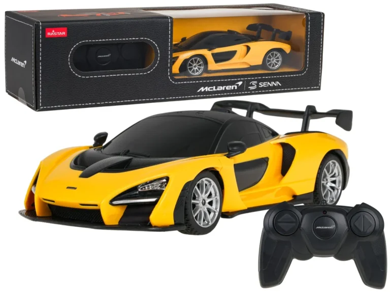 R/c 1:24 Mclaren Senna žuti Rastar, žuta 1