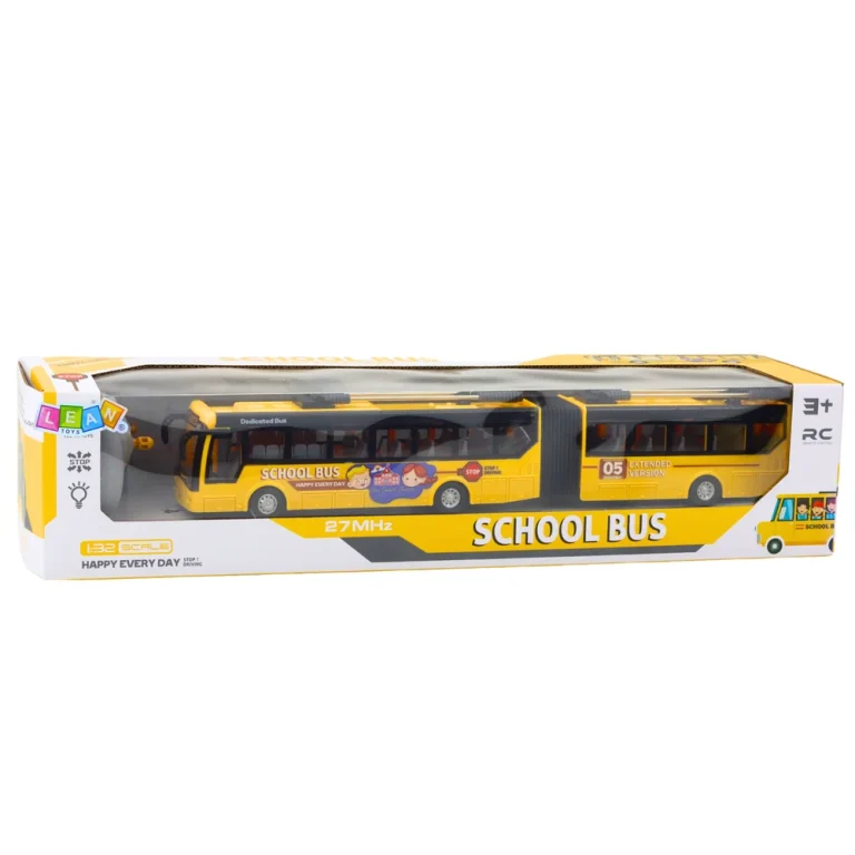 Rc 1:32 Žuti Zglobni Trolejbus Na Daljinsko Upravljanje školski Autobus 5