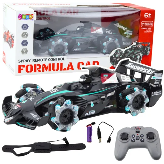 Rc Automobil Sportski Automobil Daljinski Upravljani Efekt Dima 2.4g Crni 1