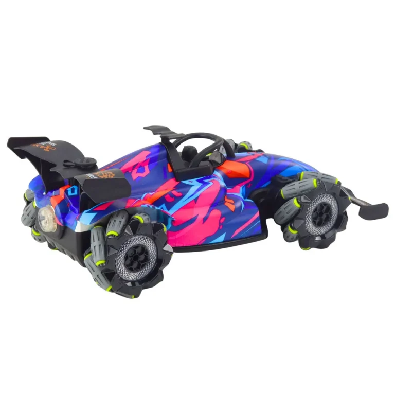 Rc Daljinski Upravljani Trkaći Automobil 1:10 Svjetla Zvuci Voda Para Plava 3