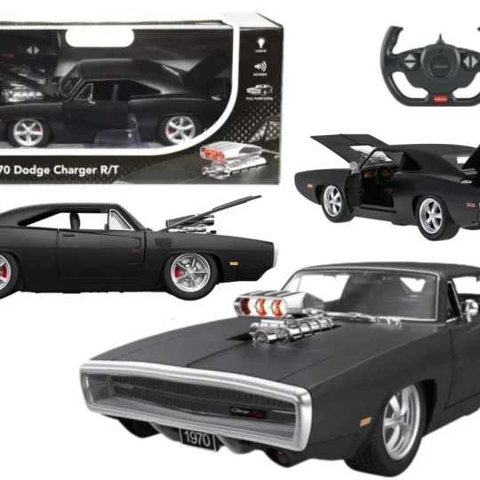 Rc Dodge Charger R/t 1:16 S Otvaranjem, Crni 1