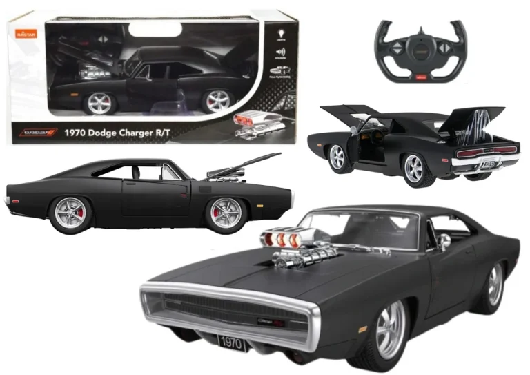 Rc Dodge Charger R/t 1:16 S Otvaranjem, Crni 1