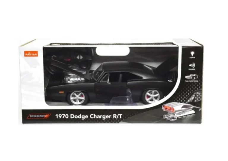 Rc Dodge Charger R/t 1:16 S Otvaranjem, Crni 4