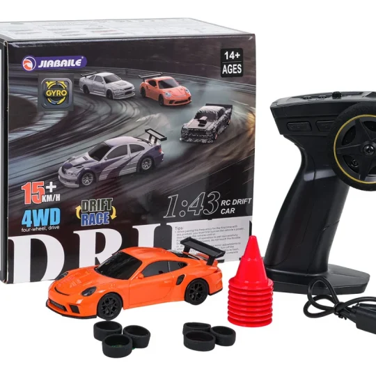 R/c Drift Car 1:43 Narančasta + Dodaci 1