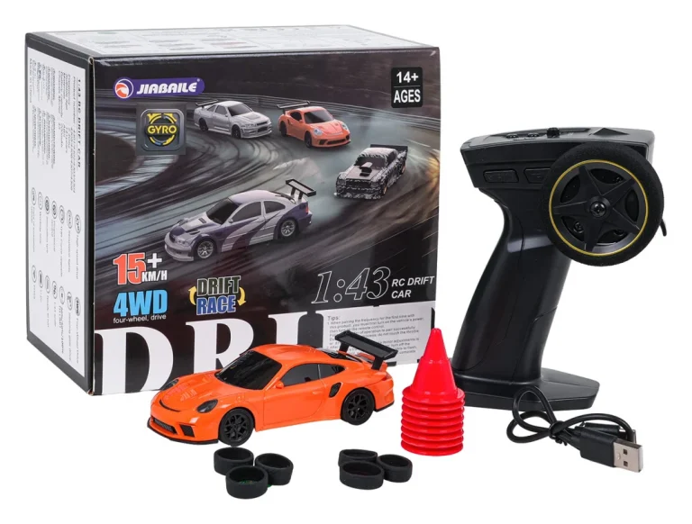 R/c Drift Car 1:43 Narančasta + Dodaci 1
