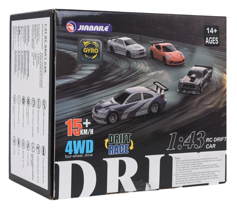 R/c Drift Car 1:43 Narančasta + Dodaci 8