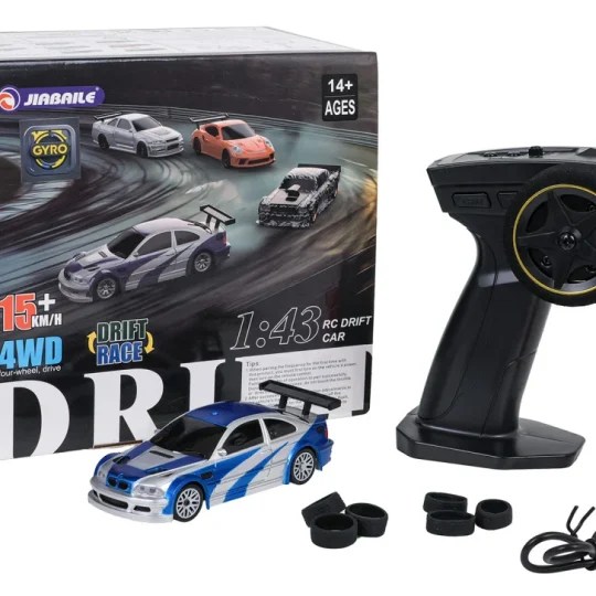 R/c Drift Car 1:43 Plavi + Dodaci 1