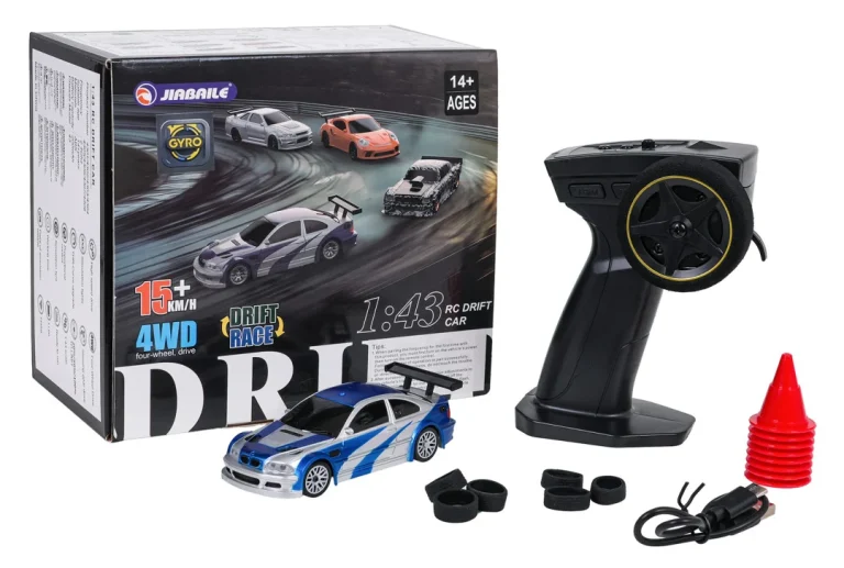 R/c Drift Car 1:43 Plavi + Dodaci 1