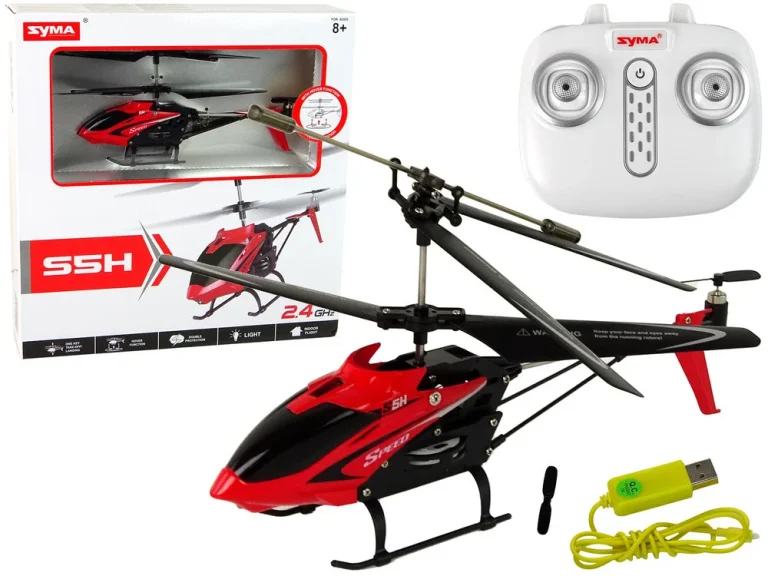 Rc Helikopter S5h Syma 2.4g Crveni 1