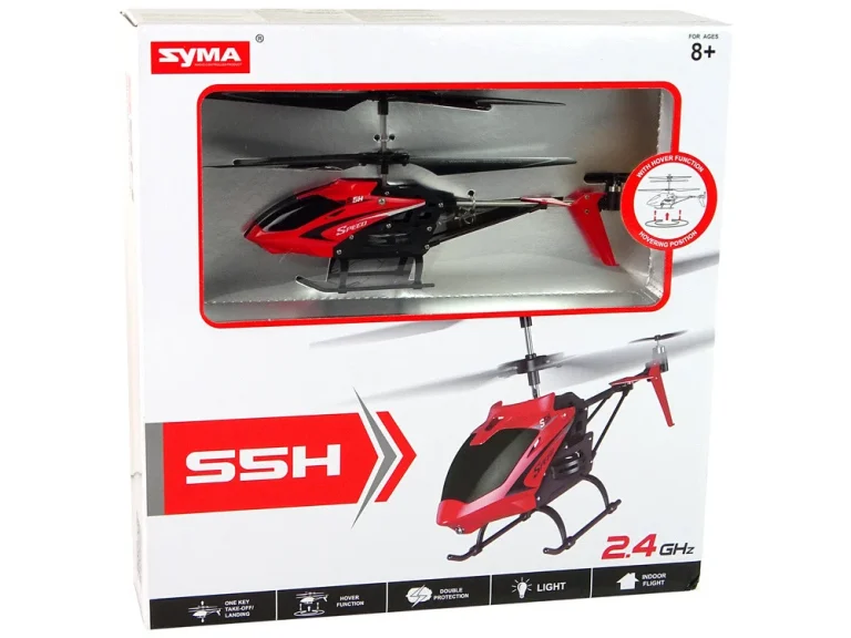 Rc Helikopter S5h Syma 2.4g Crveni 6