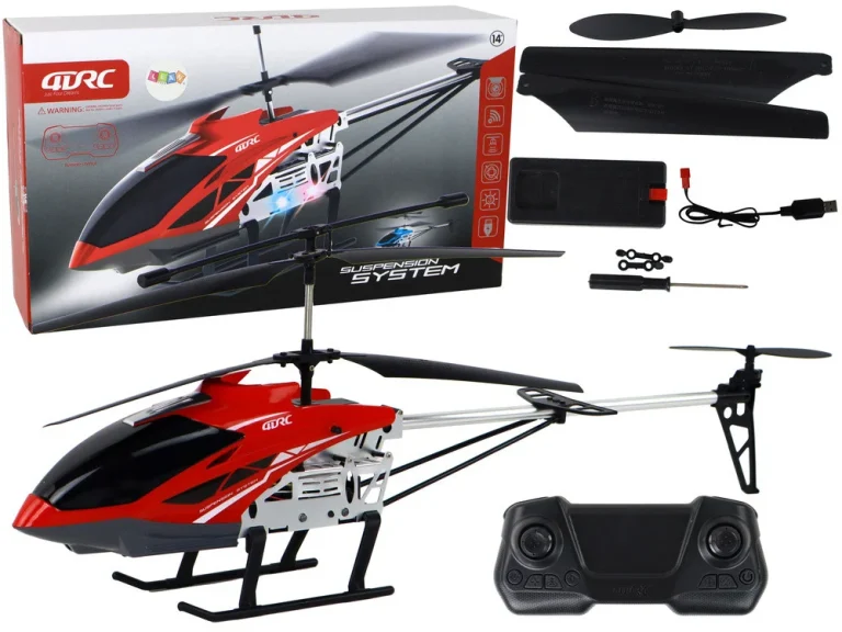 Rc Helikopter Na Daljinsko Upravljanje Helikopter 70 Cm Crveni 1