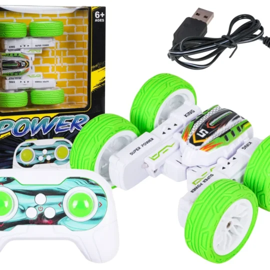 R/c Power Stunt Vozilo 1:32 Zeleno 1