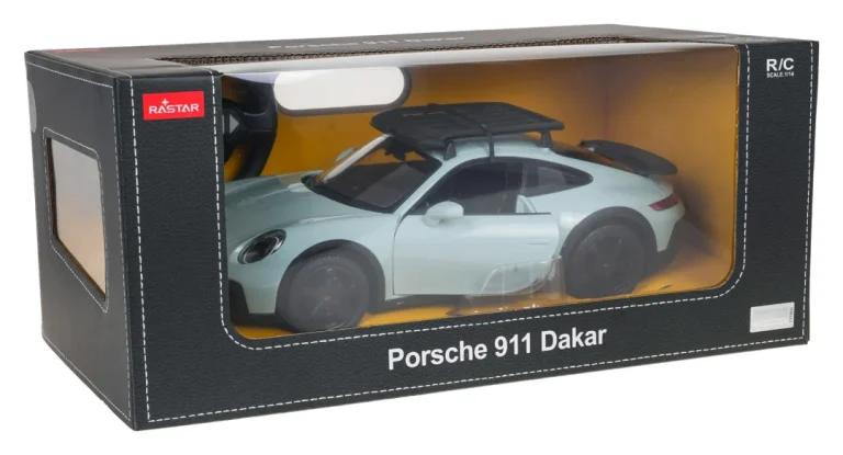 R/c Auto 1:14 Porsche 911 Dakar Mint Rastar, Zelena 10