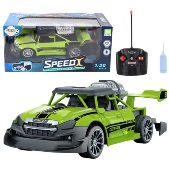 Rc Auto 1:20 Sa Svjetlima I Dimom, Zeleni 1