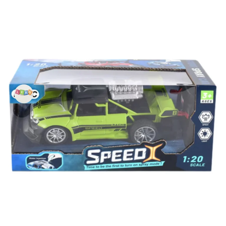 Rc Auto 1:20 Sa Svjetlima I Dimom, Zeleni 4