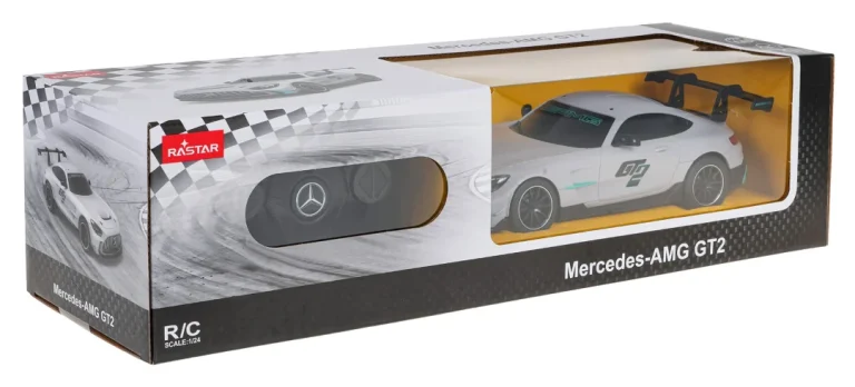 R/c Auto 1:24 Mercedes Amg Gt2 Sivi Rastar 9
