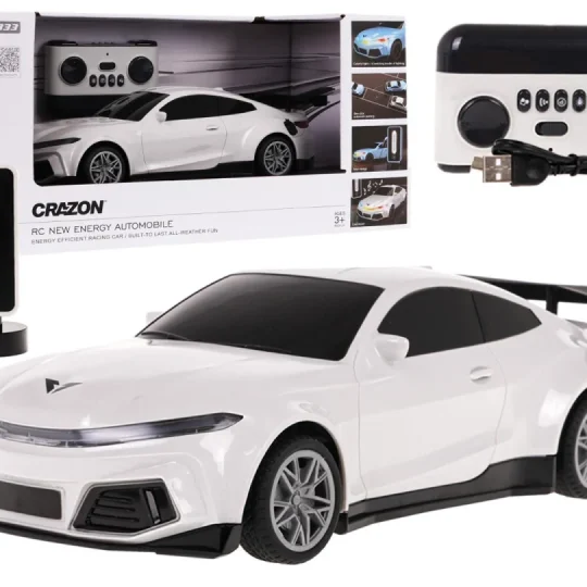 R/c Auto + Stanica Za Punjenje Bijela 1