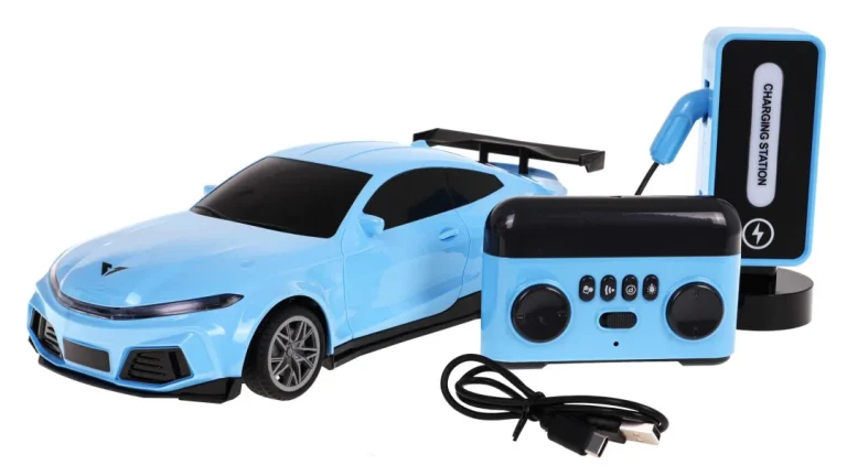 R/c Auto + Stanica Za Punjenje Plava 2