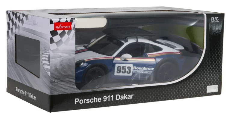 R/c Automobil 1:14 Porsche 911 Dakar Performance Rastar, Plava 20