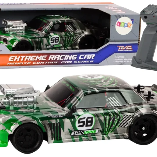 Rc Automobil Na Daljinsko Upravljanje 1:16 Drift Gumeni Kotači Zeleni 1