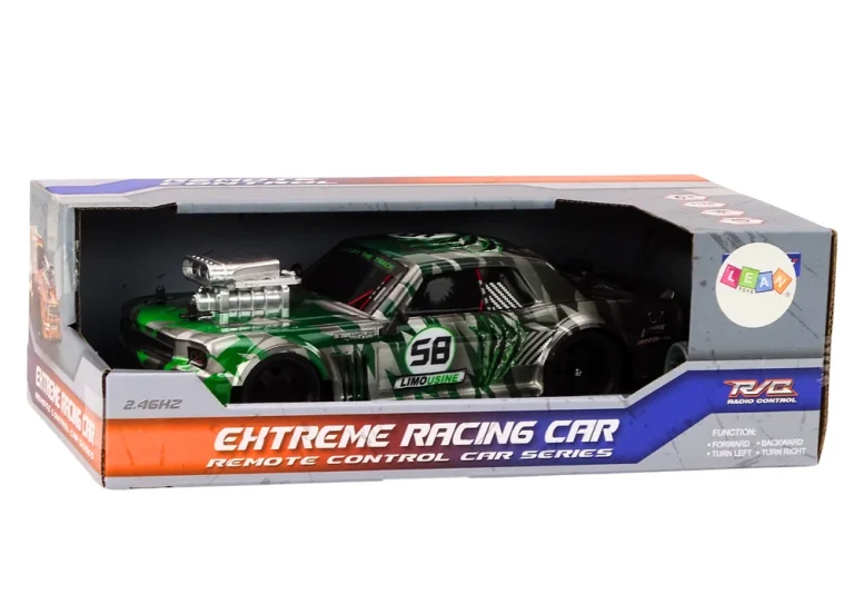 Rc Automobil Na Daljinsko Upravljanje 1:16 Drift Gumeni Kotači Zeleni 4