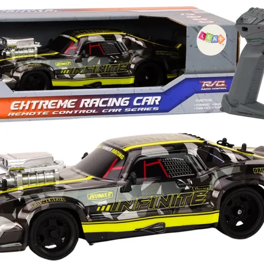 Rc Automobil Na Daljinsko Upravljanje 1:16 Gumeni Kotači Drift Crni 1