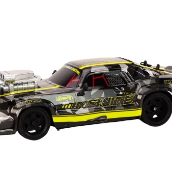 Rc Automobil Na Daljinsko Upravljanje 1:16 Gumeni Kotači Drift Crni 2