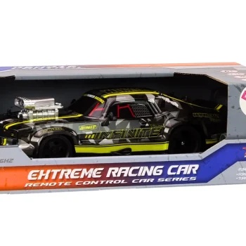Rc Automobil Na Daljinsko Upravljanje 1:16 Gumeni Kotači Drift Crni 3