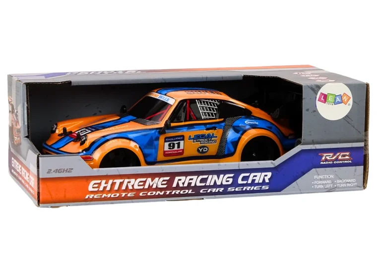 Rc Automobil Na Daljinsko Upravljanje 1:16 Gumeni Kotači Drift Narančasti 3