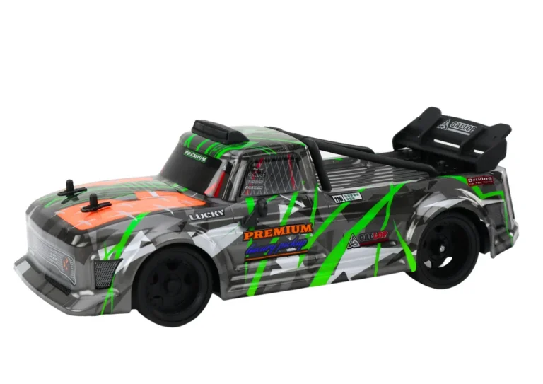 Rc Automobil Na Daljinsko Upravljanje 1:16 Gumeni Kotači Za Driftanje Sivo Zeleni 2