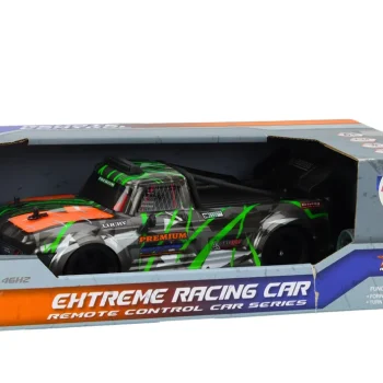 Rc Automobil Na Daljinsko Upravljanje 1:16 Gumeni Kotači Za Driftanje Sivo Zeleni 3