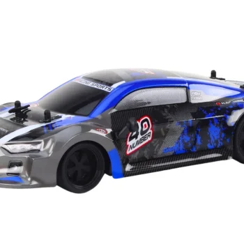 Rc Automobil Na Daljinsko Upravljanje 1:18 Gumeni Kotači Drift Plavi 2