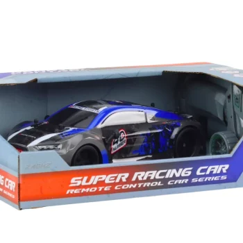 Rc Automobil Na Daljinsko Upravljanje 1:18 Gumeni Kotači Drift Plavi 5