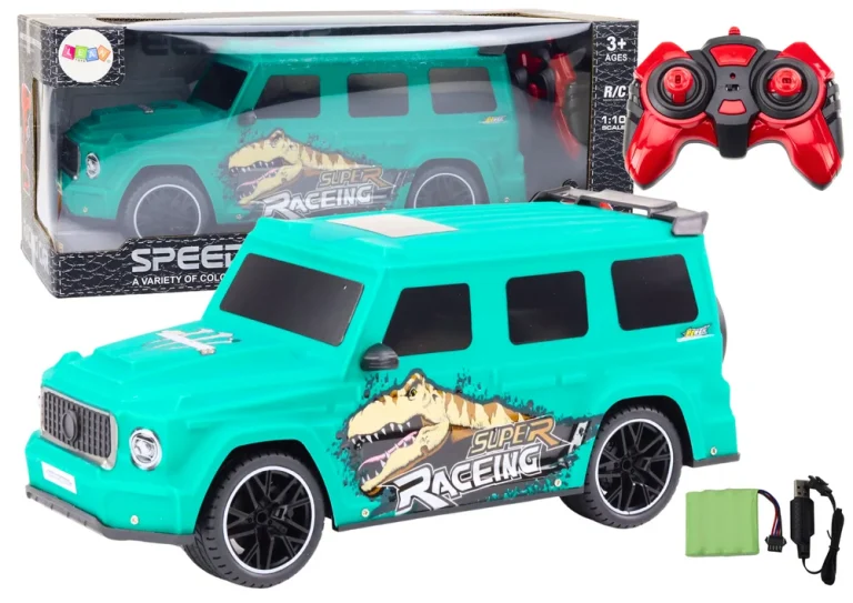 Rc Automobil S Dinosaurom 1:10, Zeleni 1