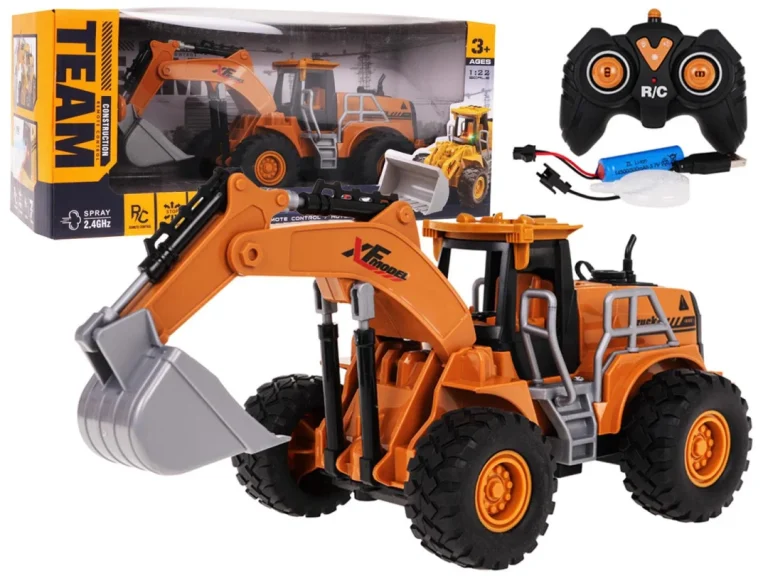 R/c Bager Sa Svjetlima I Funkcijom Dima 1