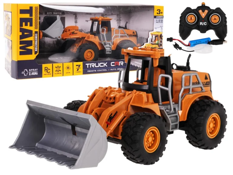 R/c Buldožer Sa Svjetlima I Funkcijom Dima 1
