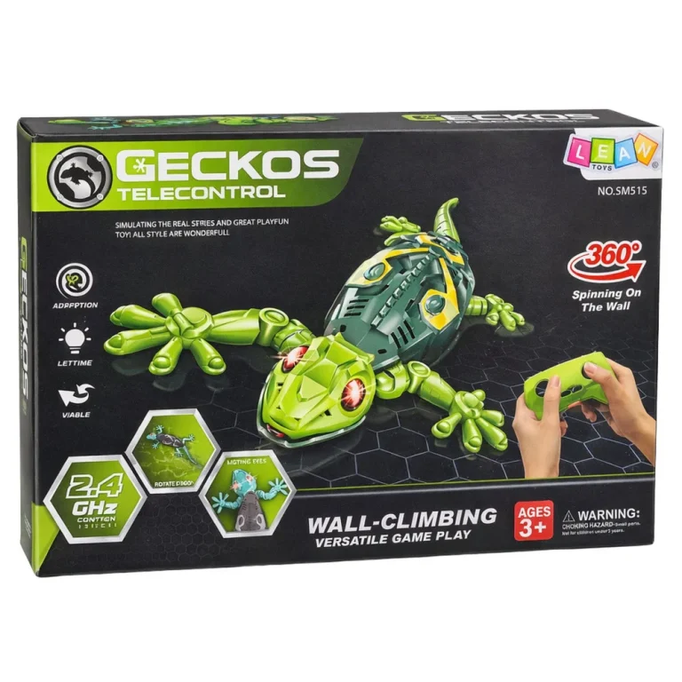 Rc Gekon Za Penjanje Po Zidu 360°, Zeleni 7