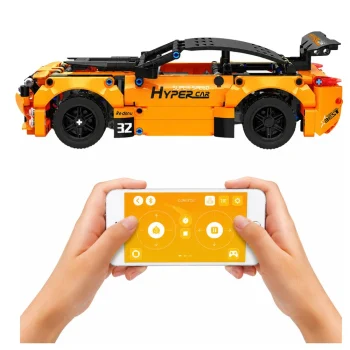 Rc Građevinske Kocke Sportski Automobil, Narančasti, 545 Kom 3